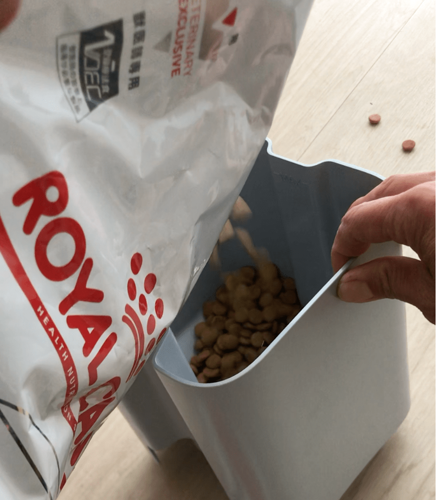 猫の自動給餌器その３　セッティング