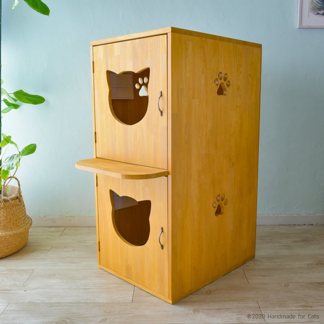 2階建猫のトイレカバーハウス