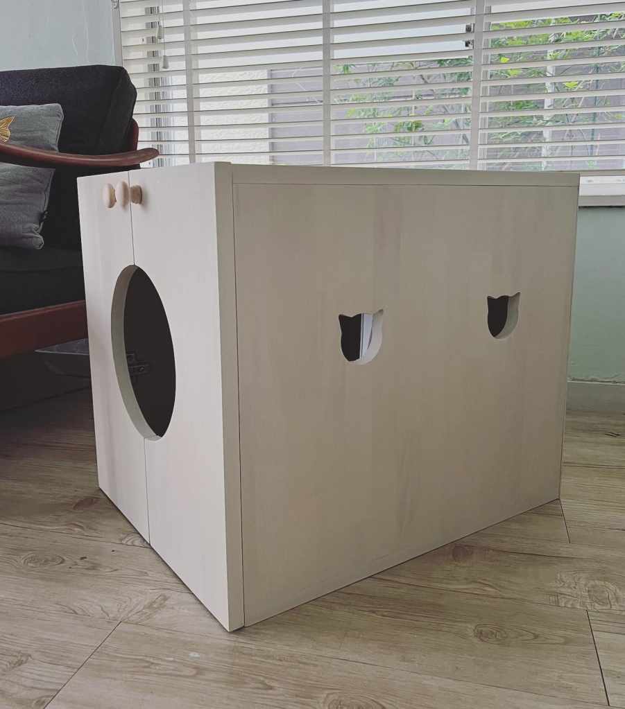 オーダーメイドの猫のトイレカバーハウス