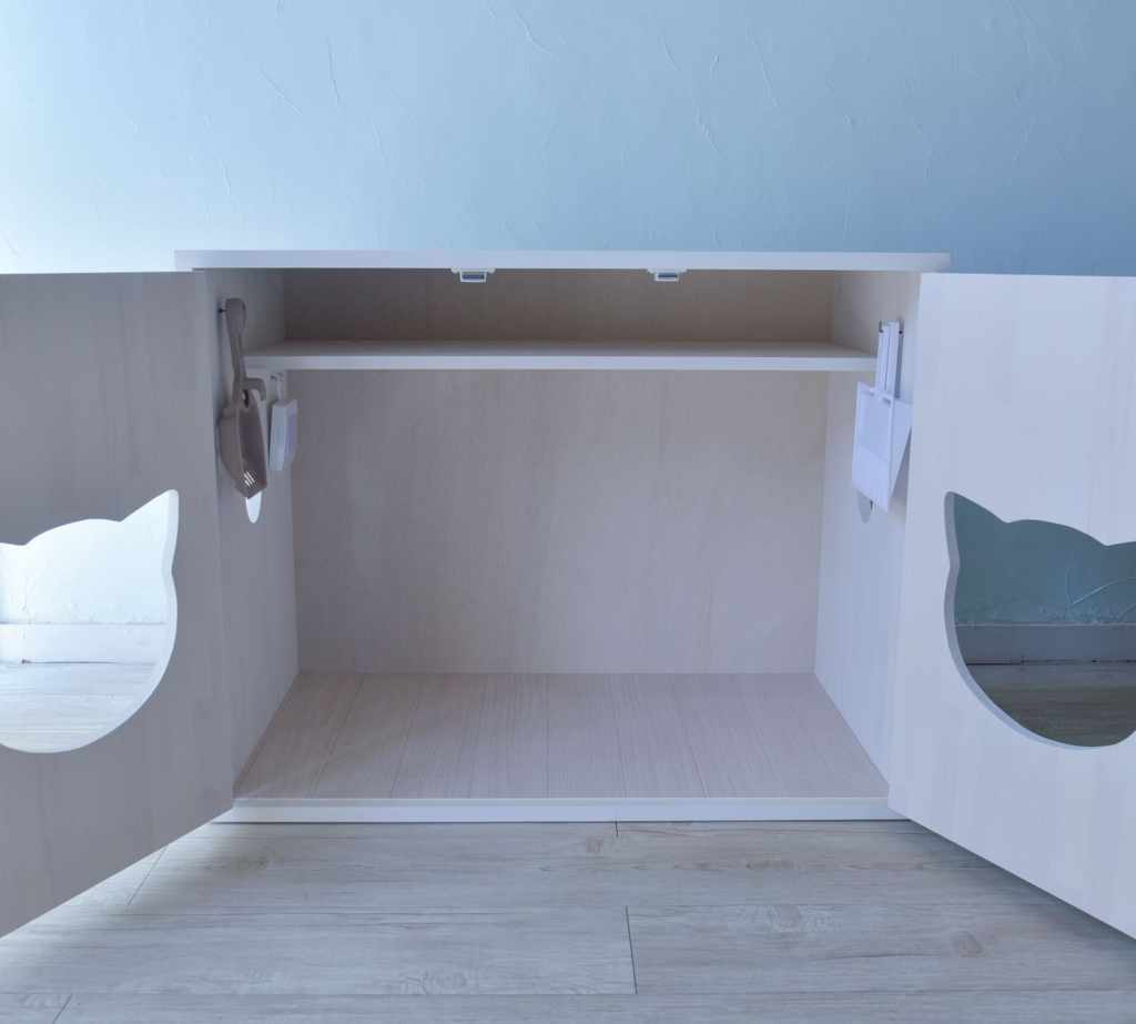 にゃんとも清潔トイレのびのびリラックスに対応した猫のトイレカバーハウス