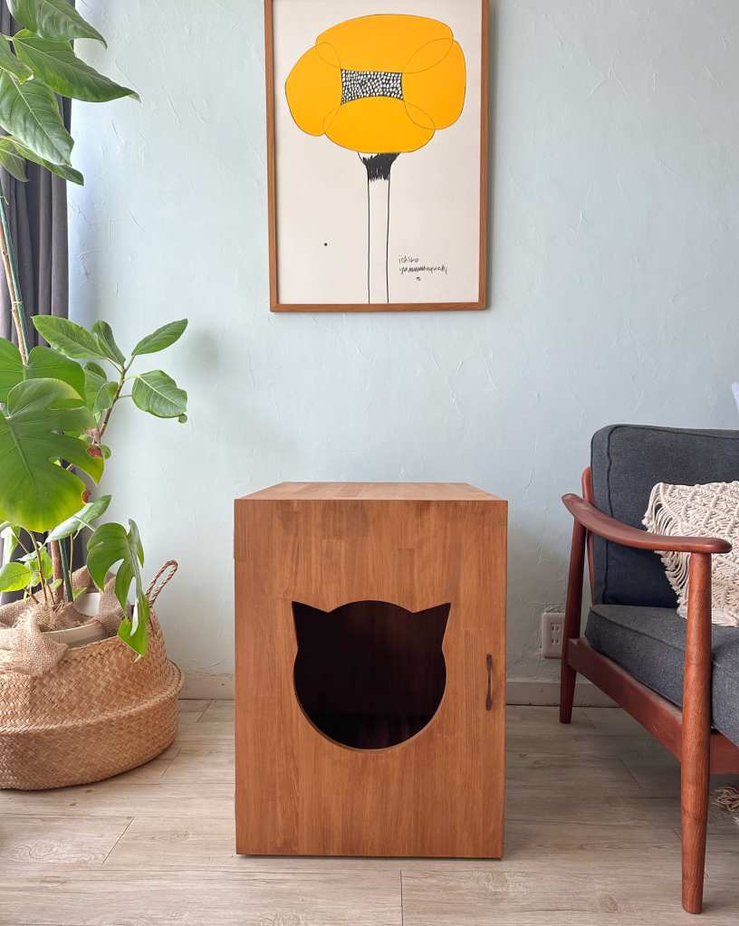 にゃんとも・旧デオトイレサイズの猫のトイレカバーハウス