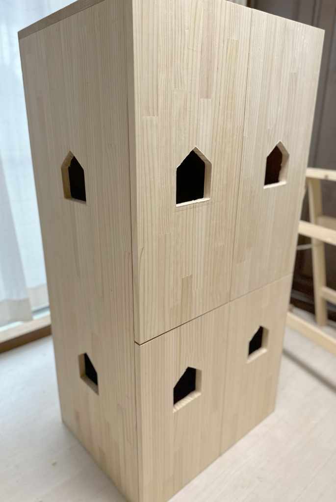 オーダーメイドの猫のトイレカバーハウス