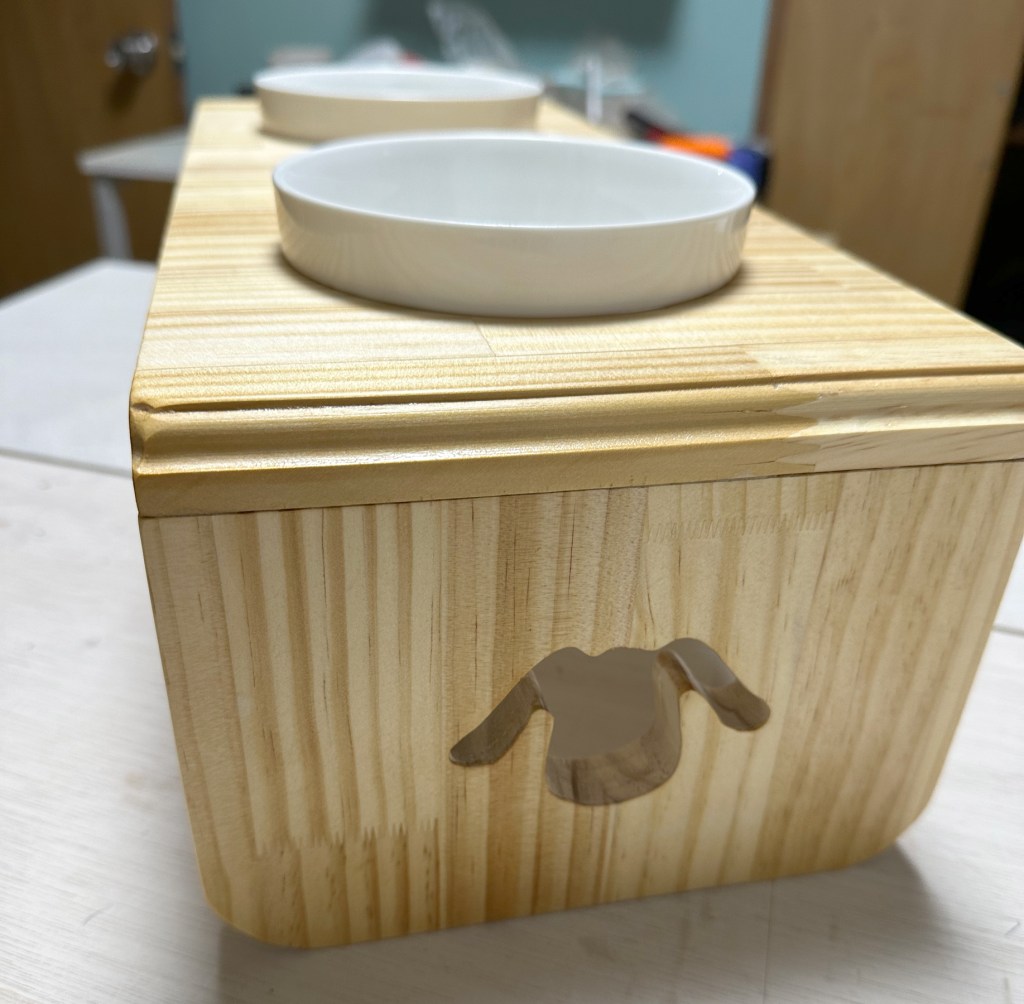 ワンちゃん用のフードスタンド作り