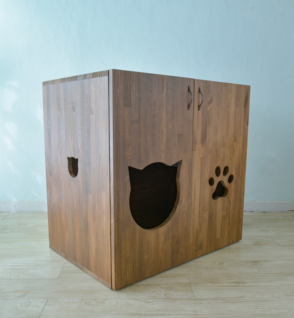 デオトイレ快適ワイド用サイズの猫のトイレカバーハウス