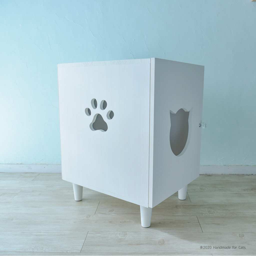 お掃除ロボットも通れる猫のトイレカバーハウス　