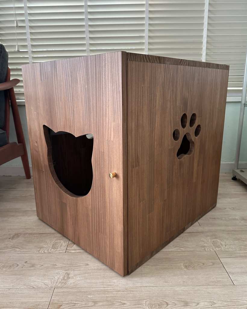 トレッタサイズの猫のトイレカバーハウス