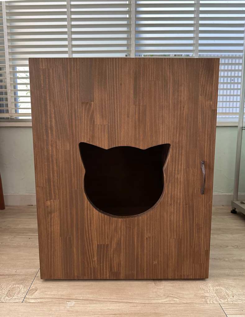 デオトイレサイズの猫のトイレカバーハウス