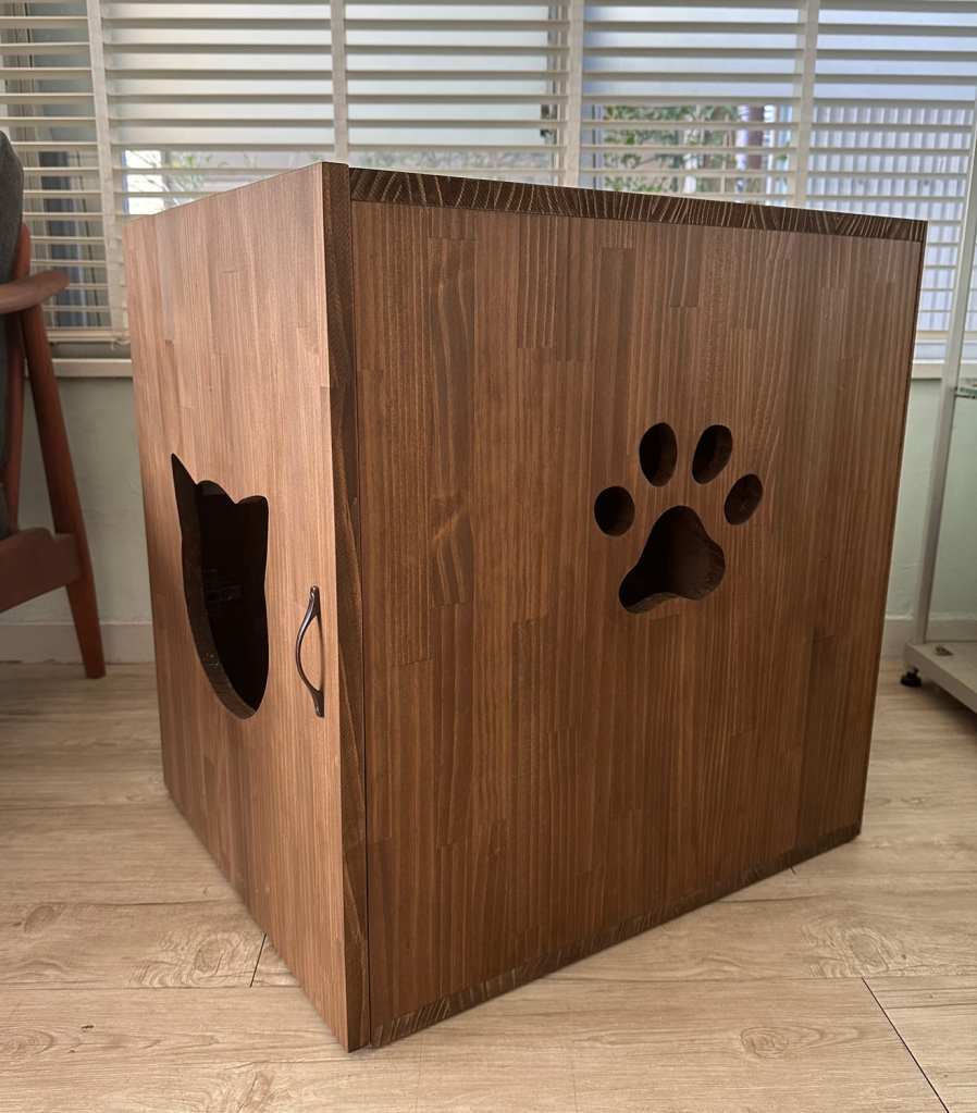 デオトイレサイズの猫のトイレカバーハウス