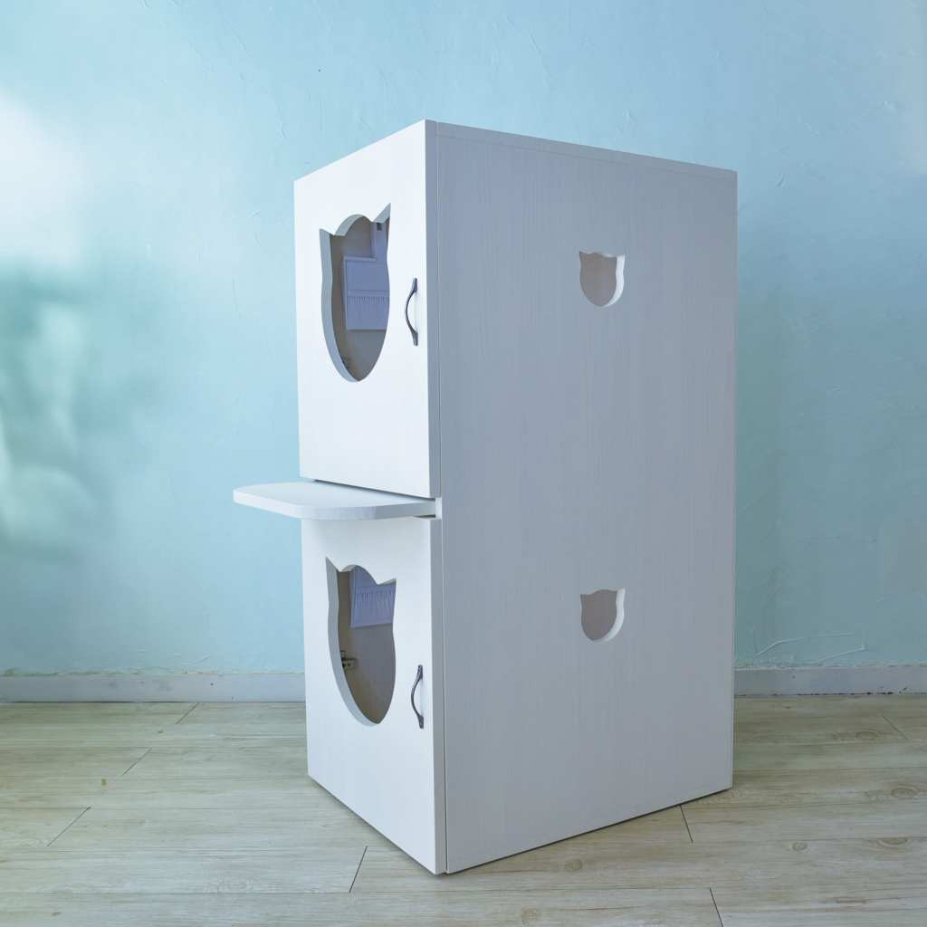 2階建猫のトイレカバーハウス