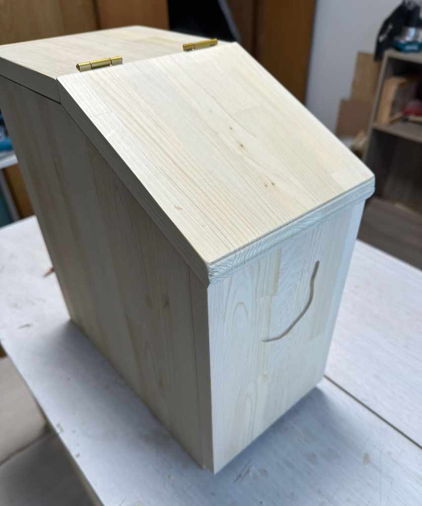 青森ヒバのゴミ箱