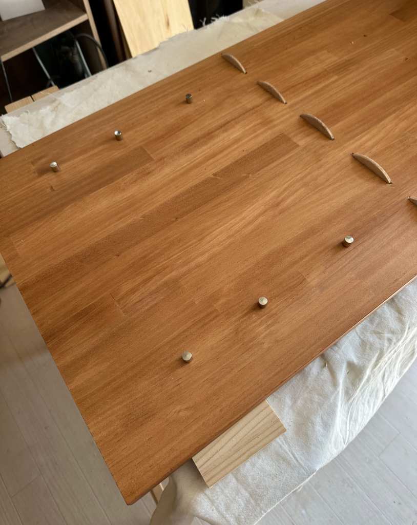 ゴミ箱付き収納棚制作