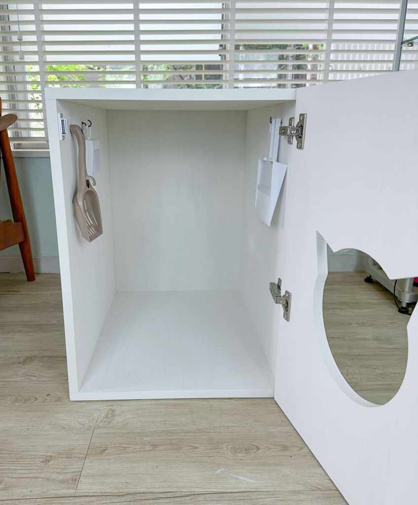 にゃんとも清潔トイレサイズの猫のトイレカバーハウス