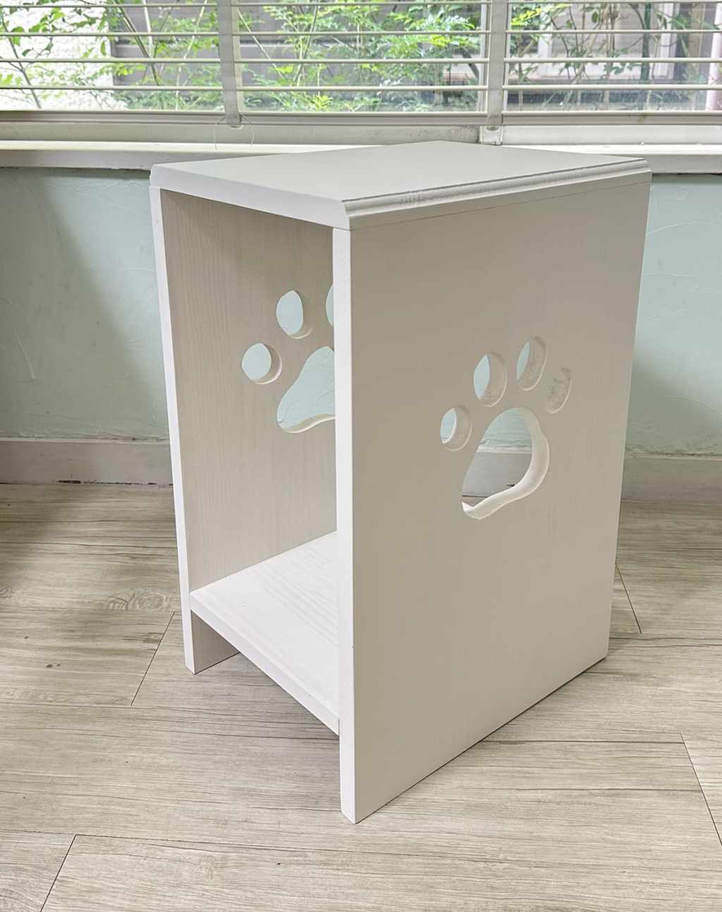 両サイド足跡柄の自動給餌器カバー