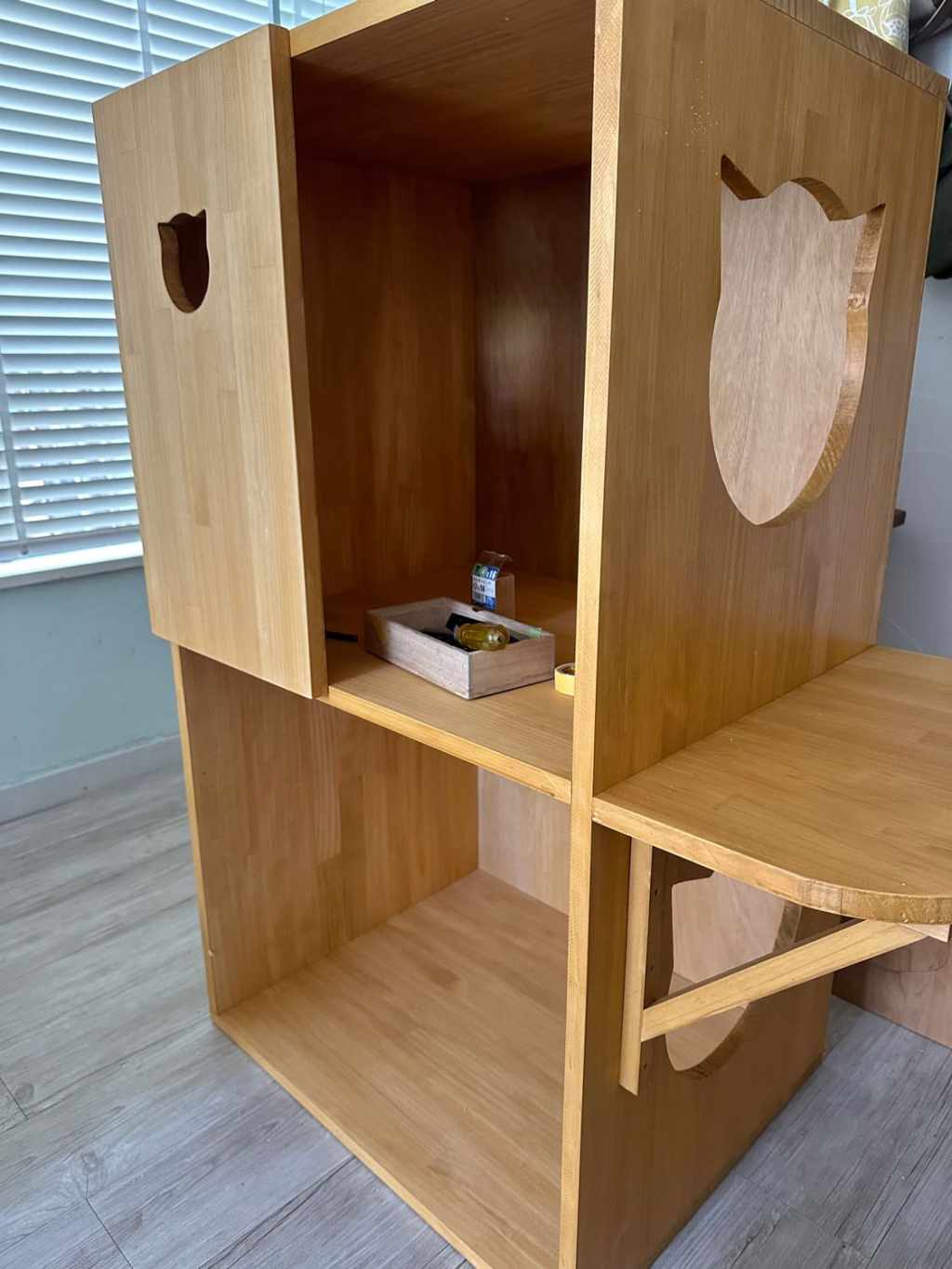 二階建て猫のトイレカバーハウス続き