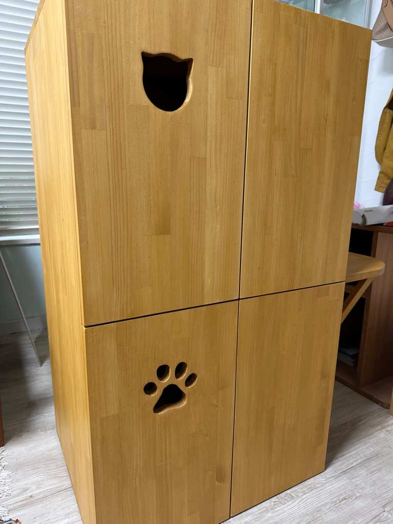 二階建て猫のトイレカバーハウス