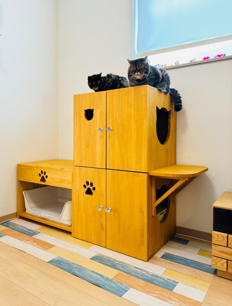 わんちゃんねこちゃんお揃いトイレカバーハウス