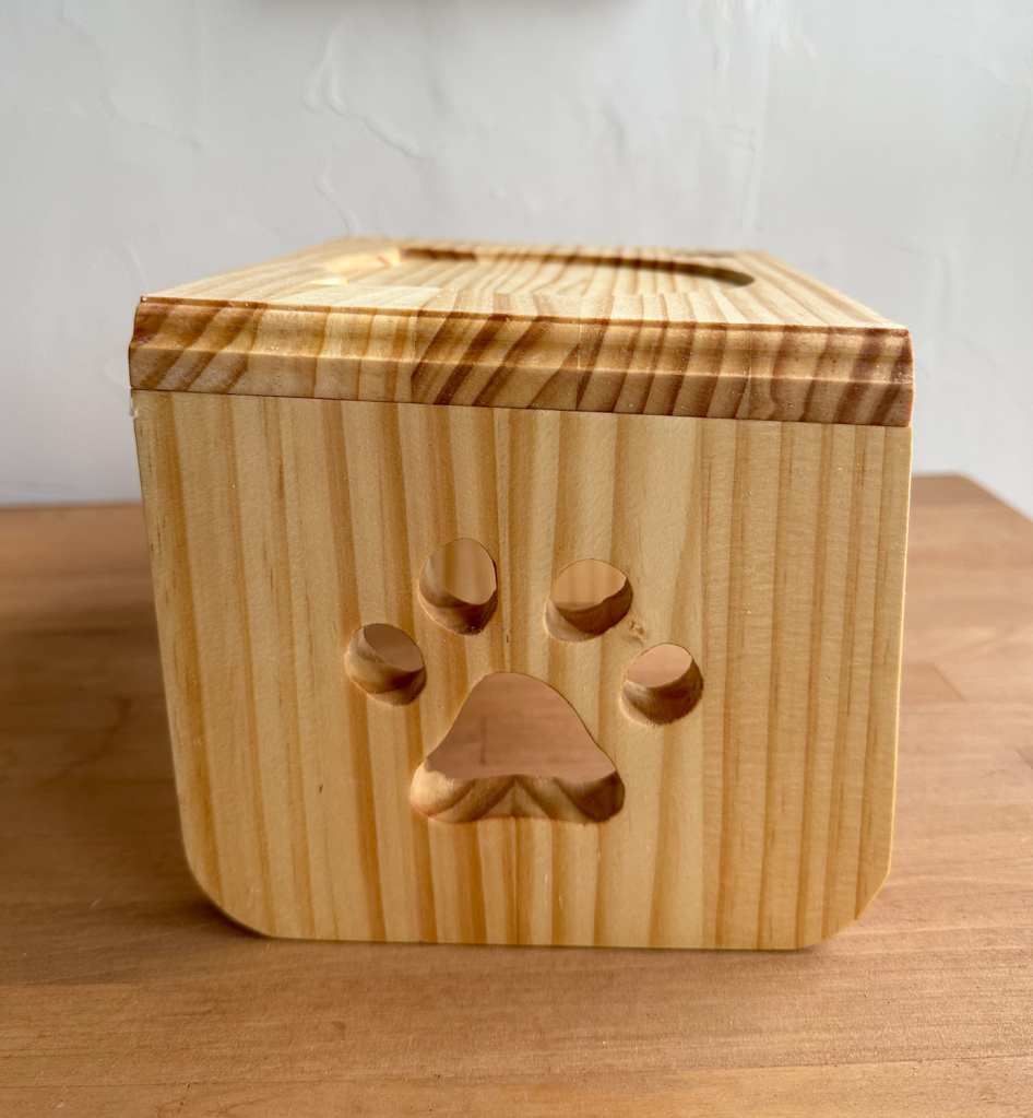 猫顔のフードスタンド