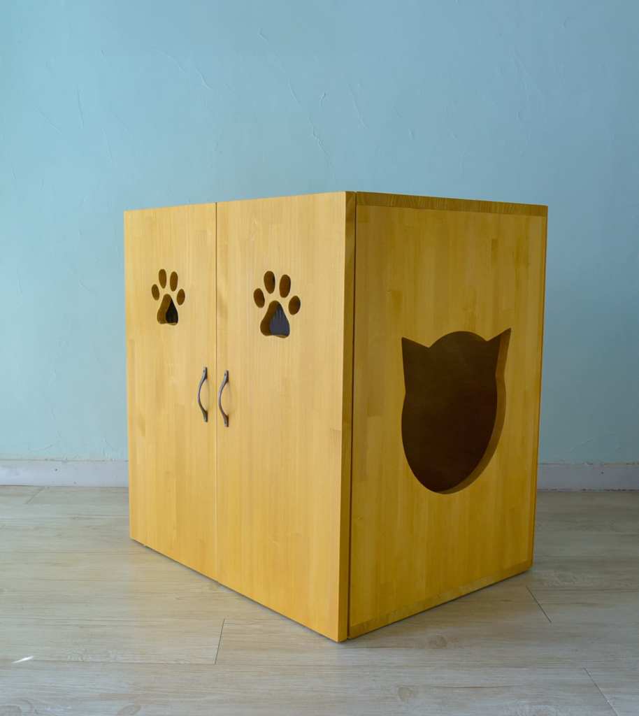 猫のトイレカバーハウス横置きタイプ