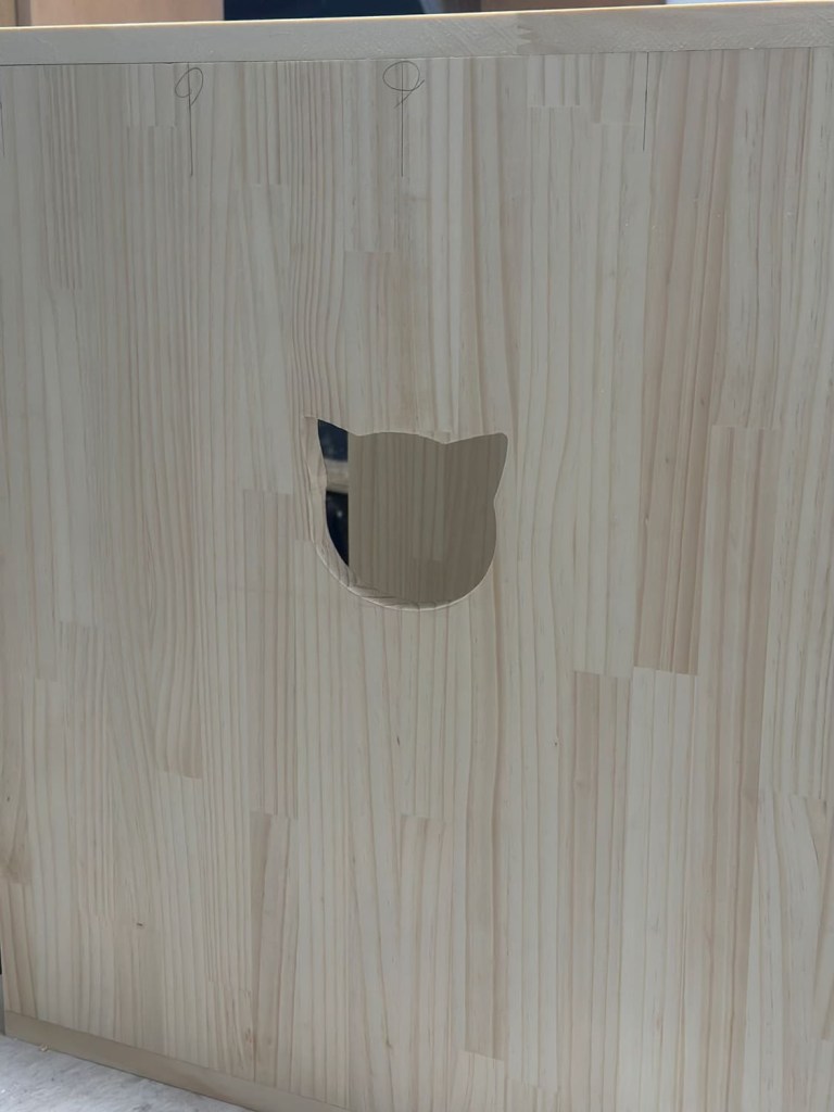 猫のトイレカバーハウス絵柄