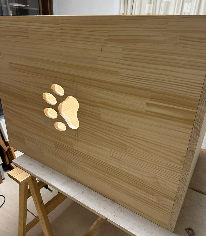 メガトレーサイズの猫のトイレカバーハウス