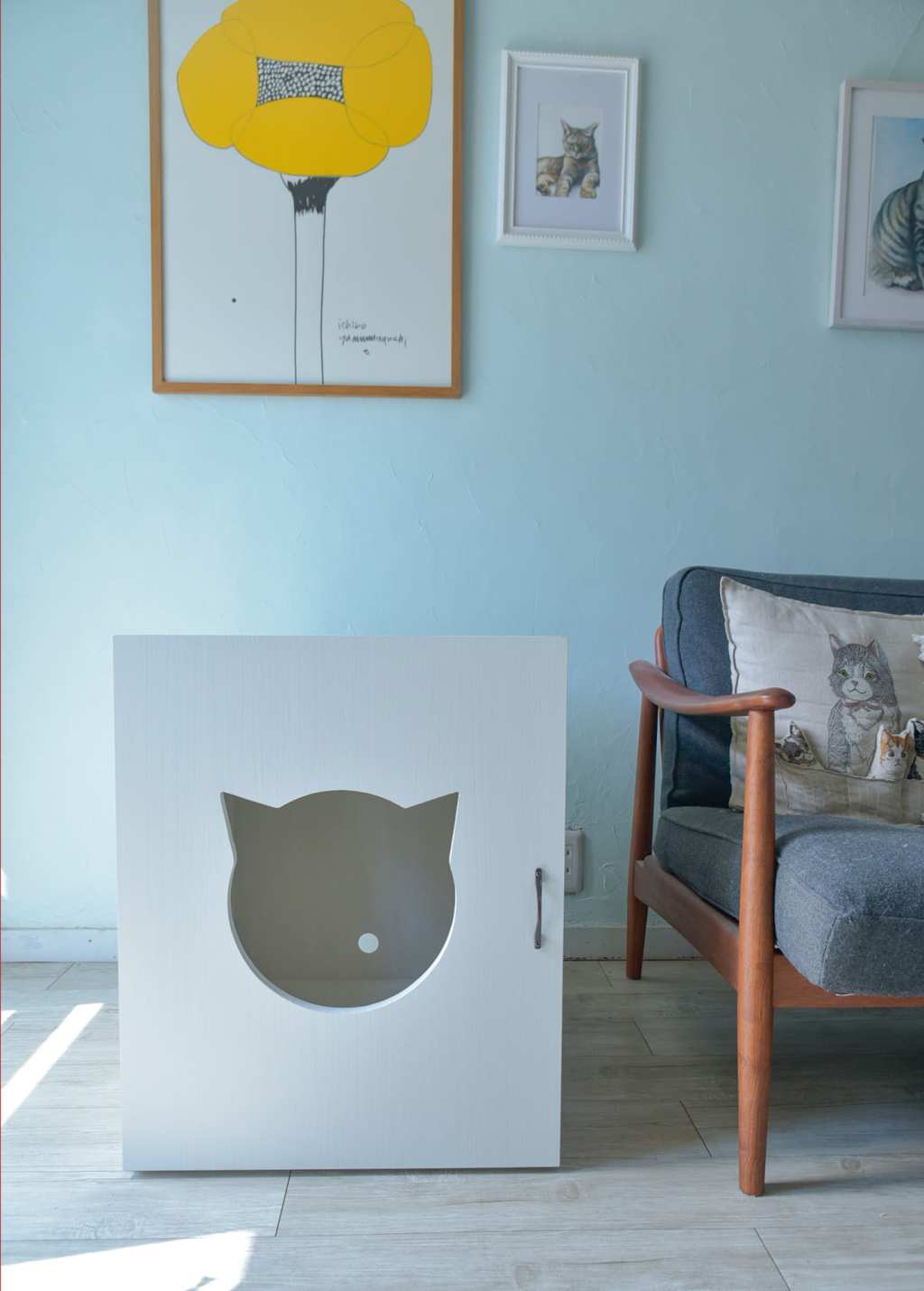 トレッタサイズの猫のトイレカバーハウス