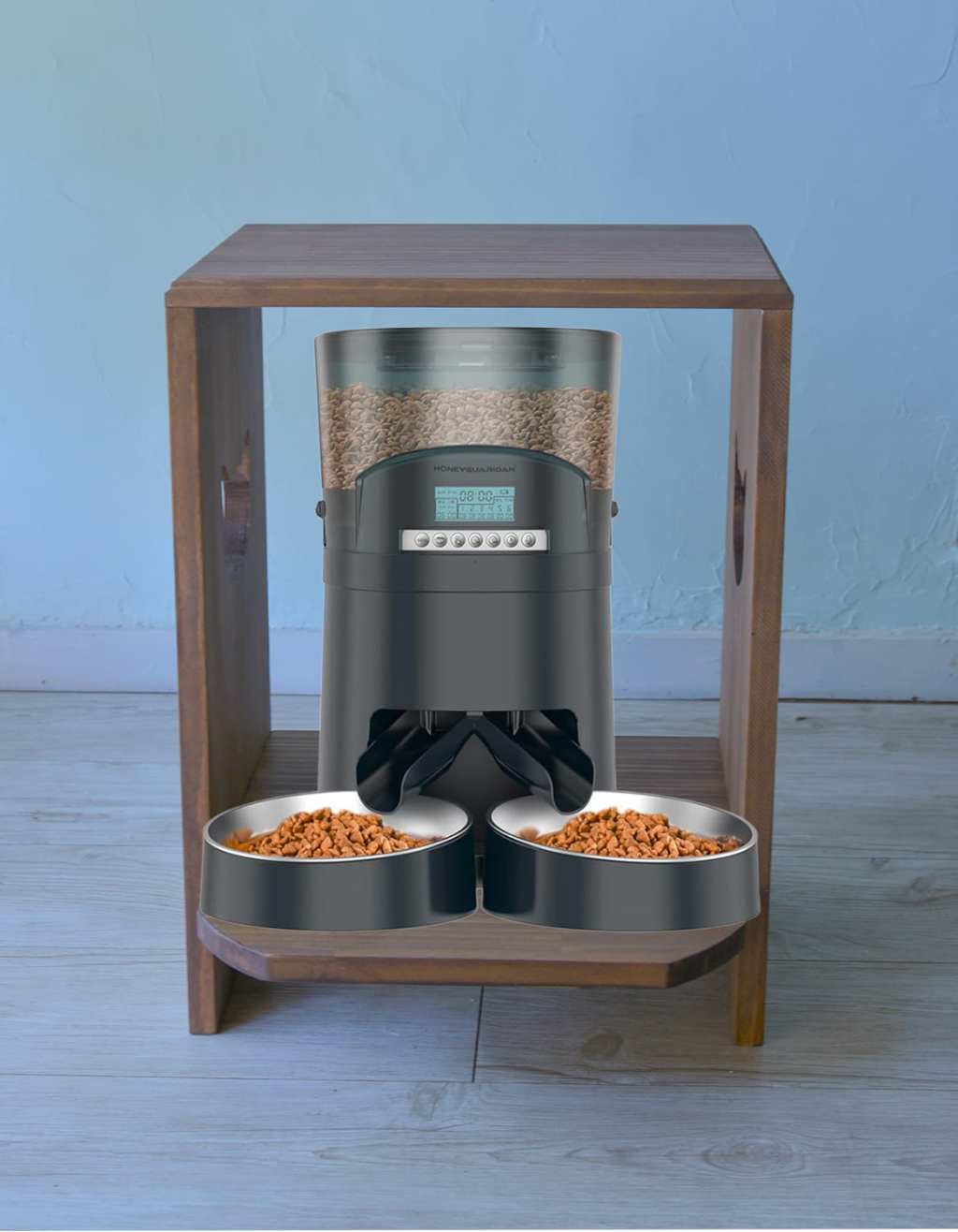 多頭飼い用自動給餌器カバー