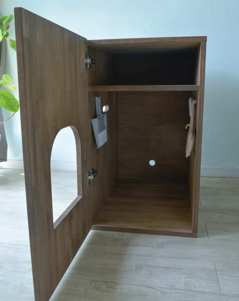 ペットケアモニターサイズの猫のトイレカバーハウス