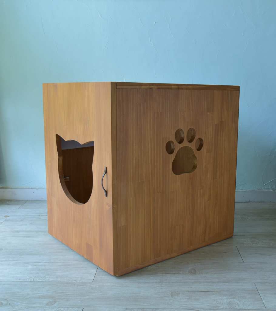 デオトイレサイズの猫のトイレカバーハウス