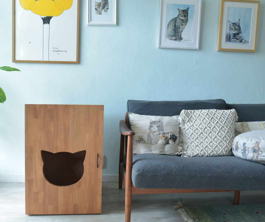 大容量収納付きトイレカバー