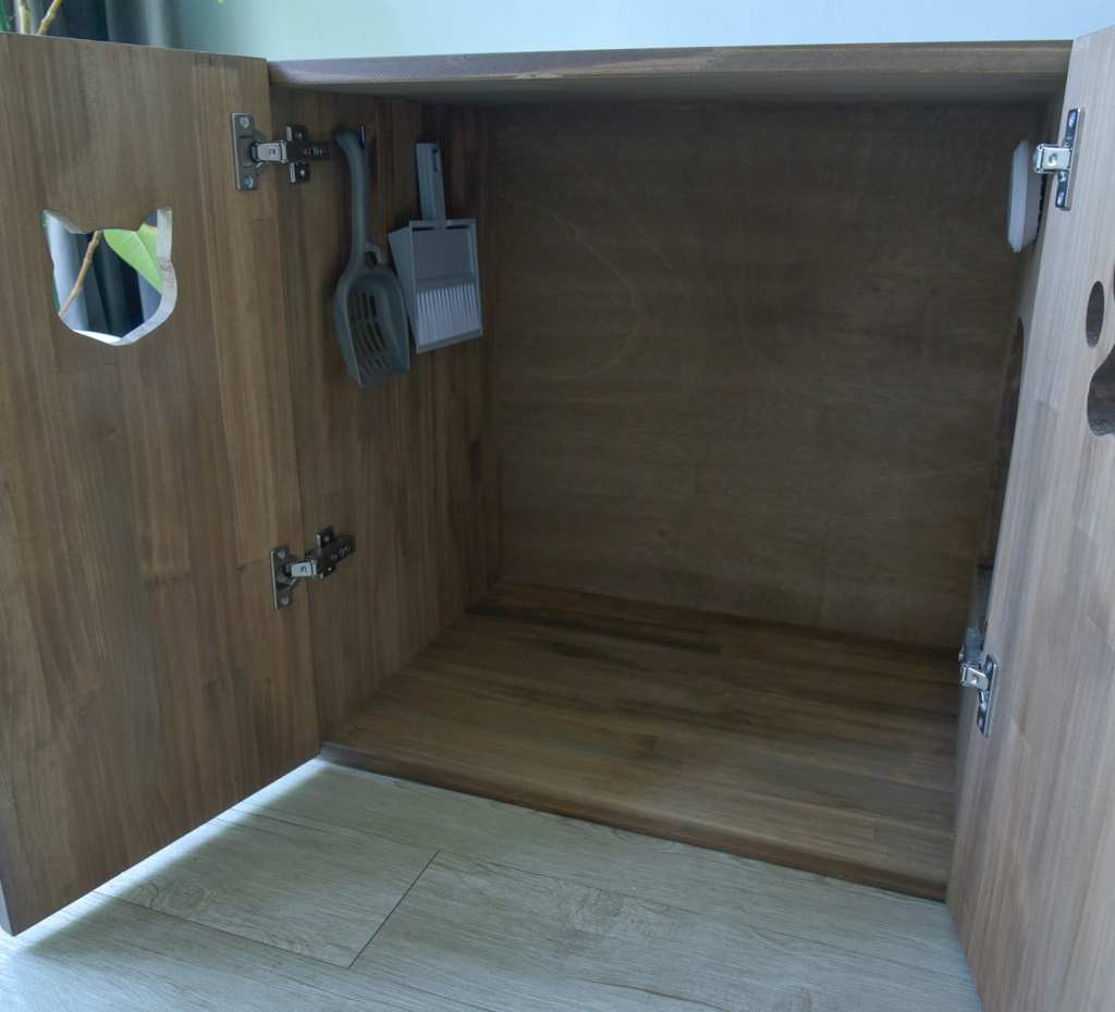 猫のトイレカバーハウス内部