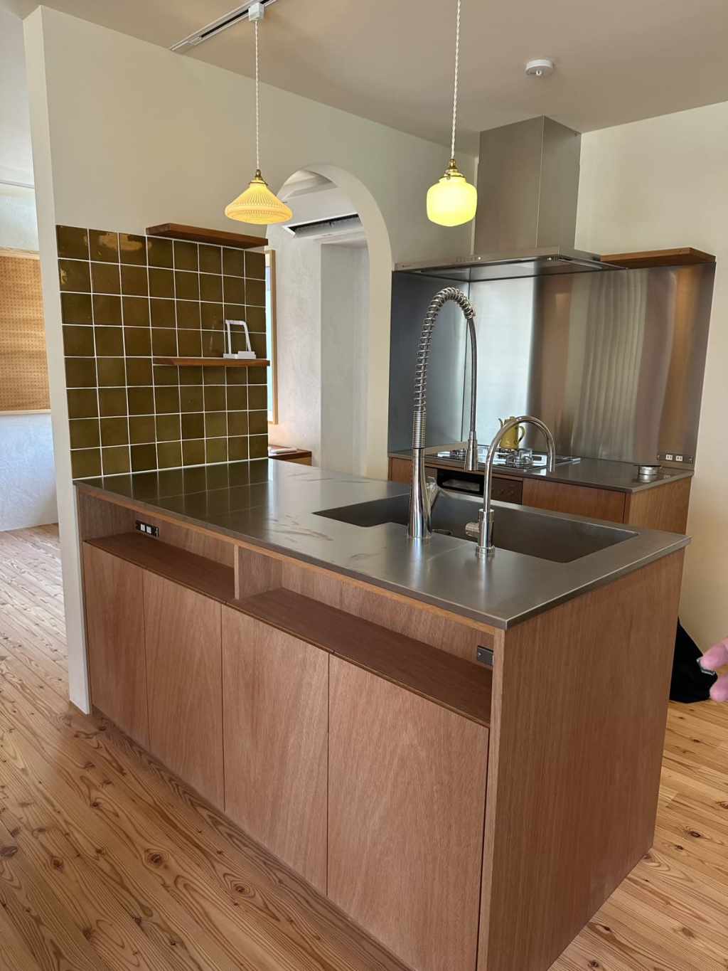 自然素材の落ち着いた家