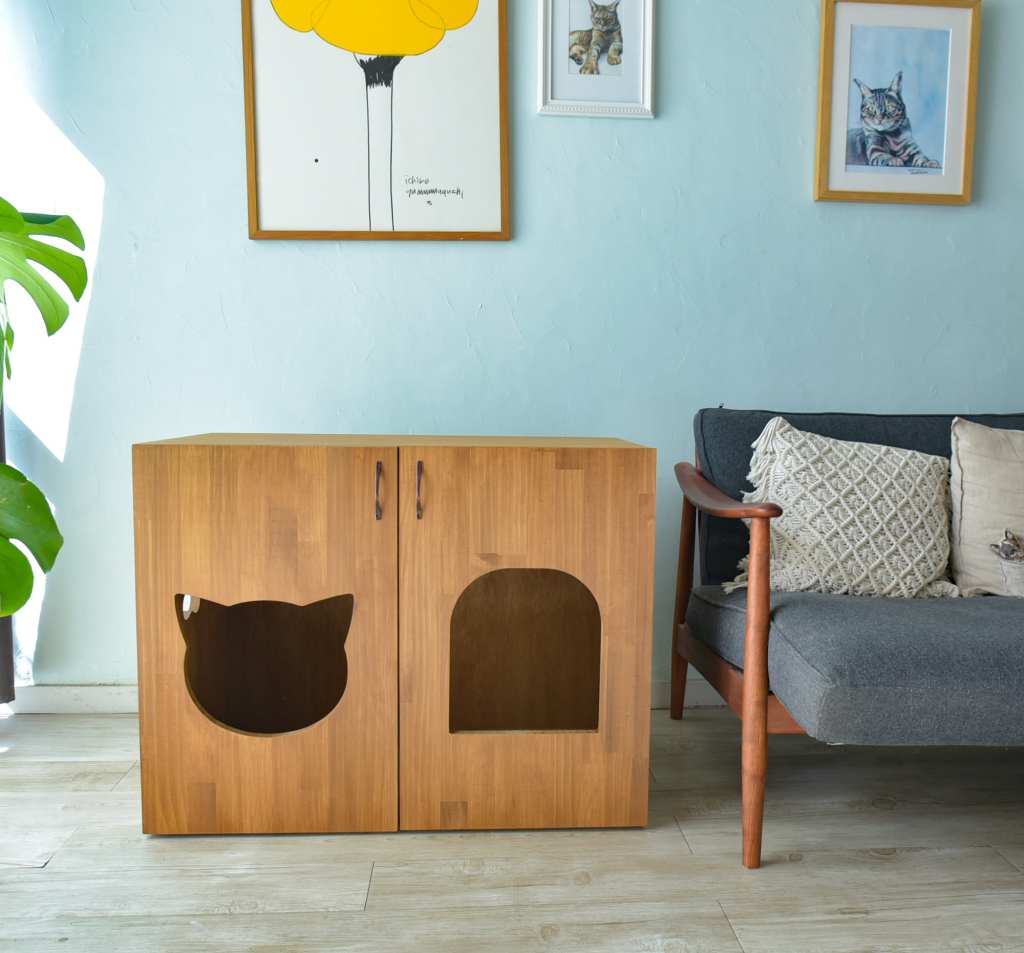 にゃんとものびのび対応トイレカバーハウス