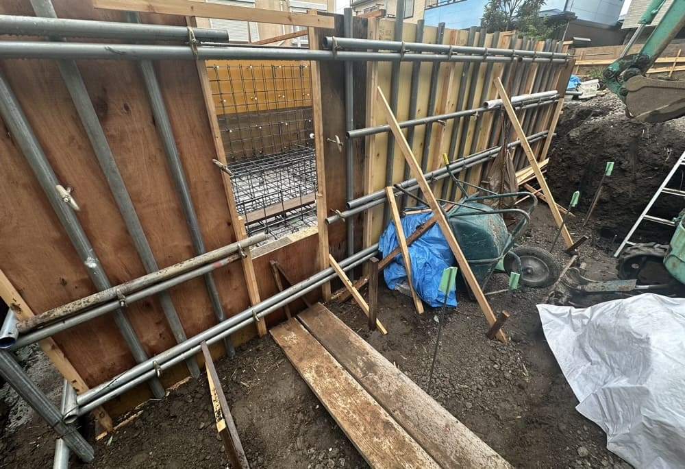 工房付き猫と暮らす家