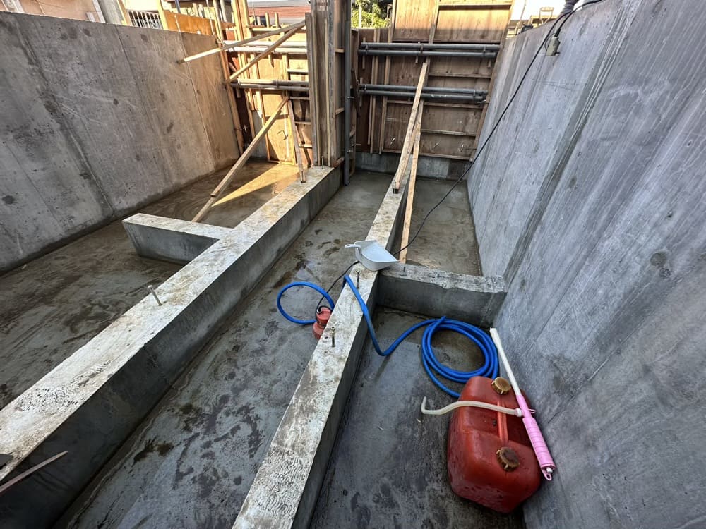 猫と暮らす家づくり vol.3 工房の壁が立ち上がりました