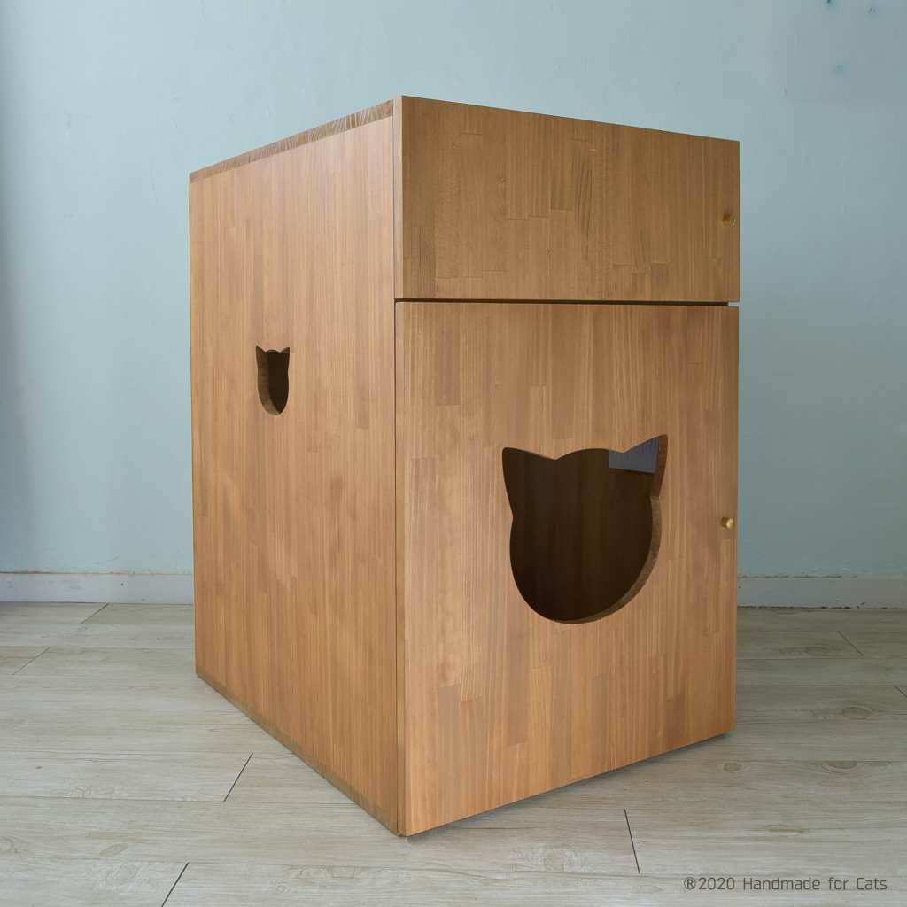 メガトレーサイズの猫のトイレカバーハウス