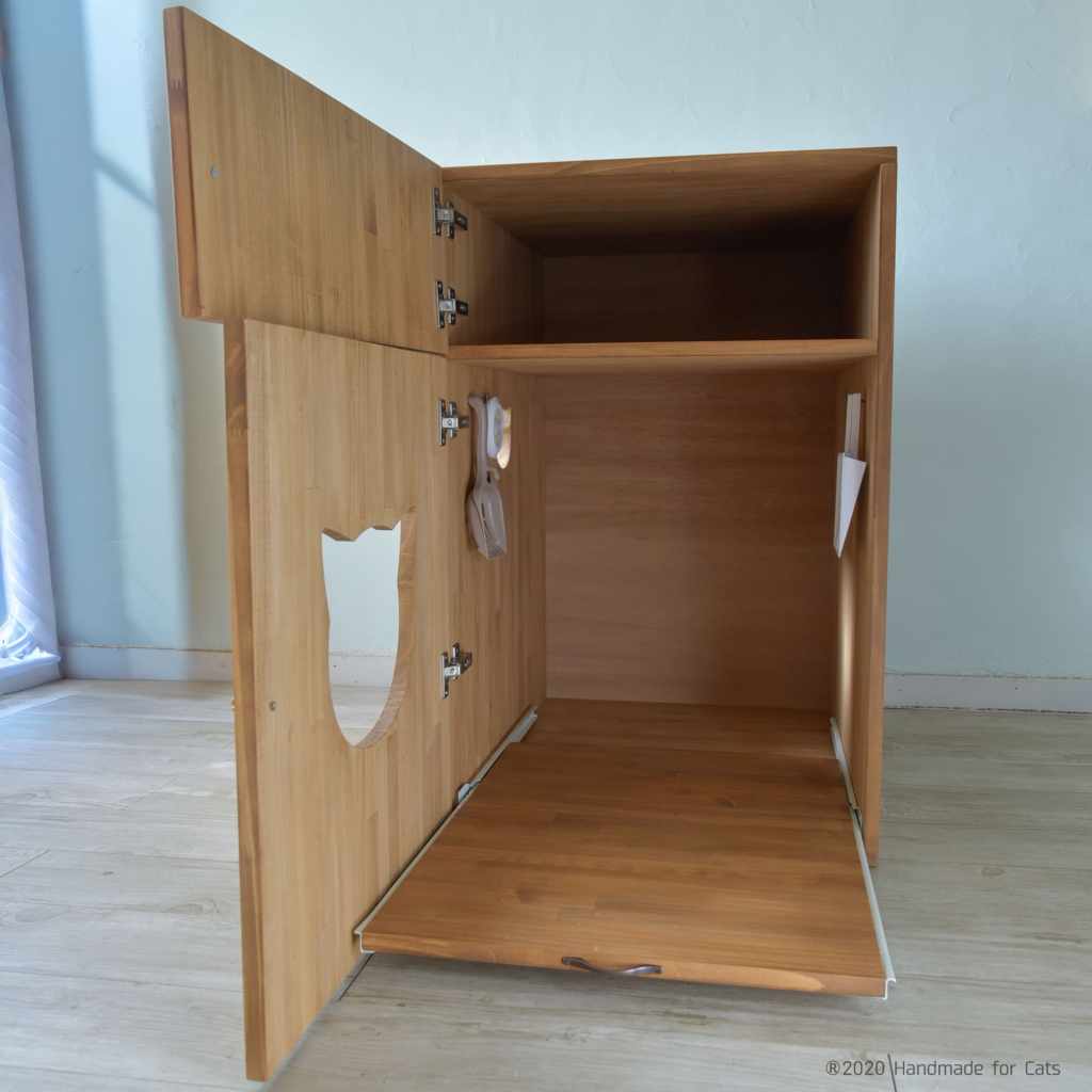 メガトレーサイズの猫のトイレカバーハウス