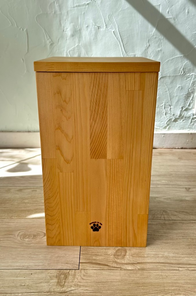 青森ひば材のペット用ゴミ箱