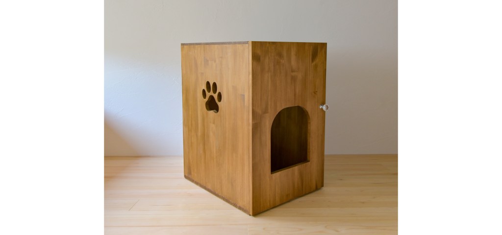 デオトイレ脱臭ファン対応猫のトイレカバーハウス